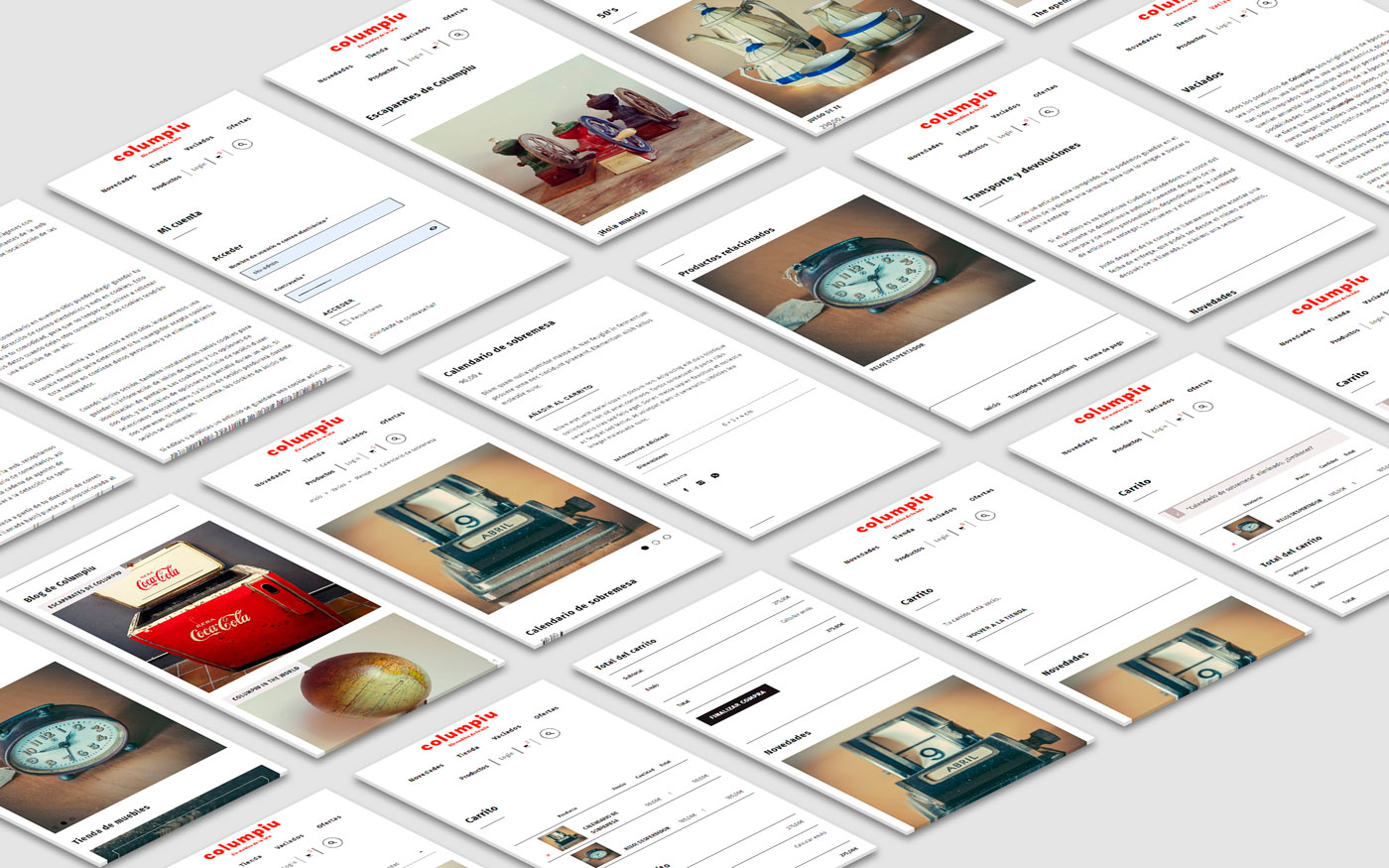 Columpiu eShop showcase