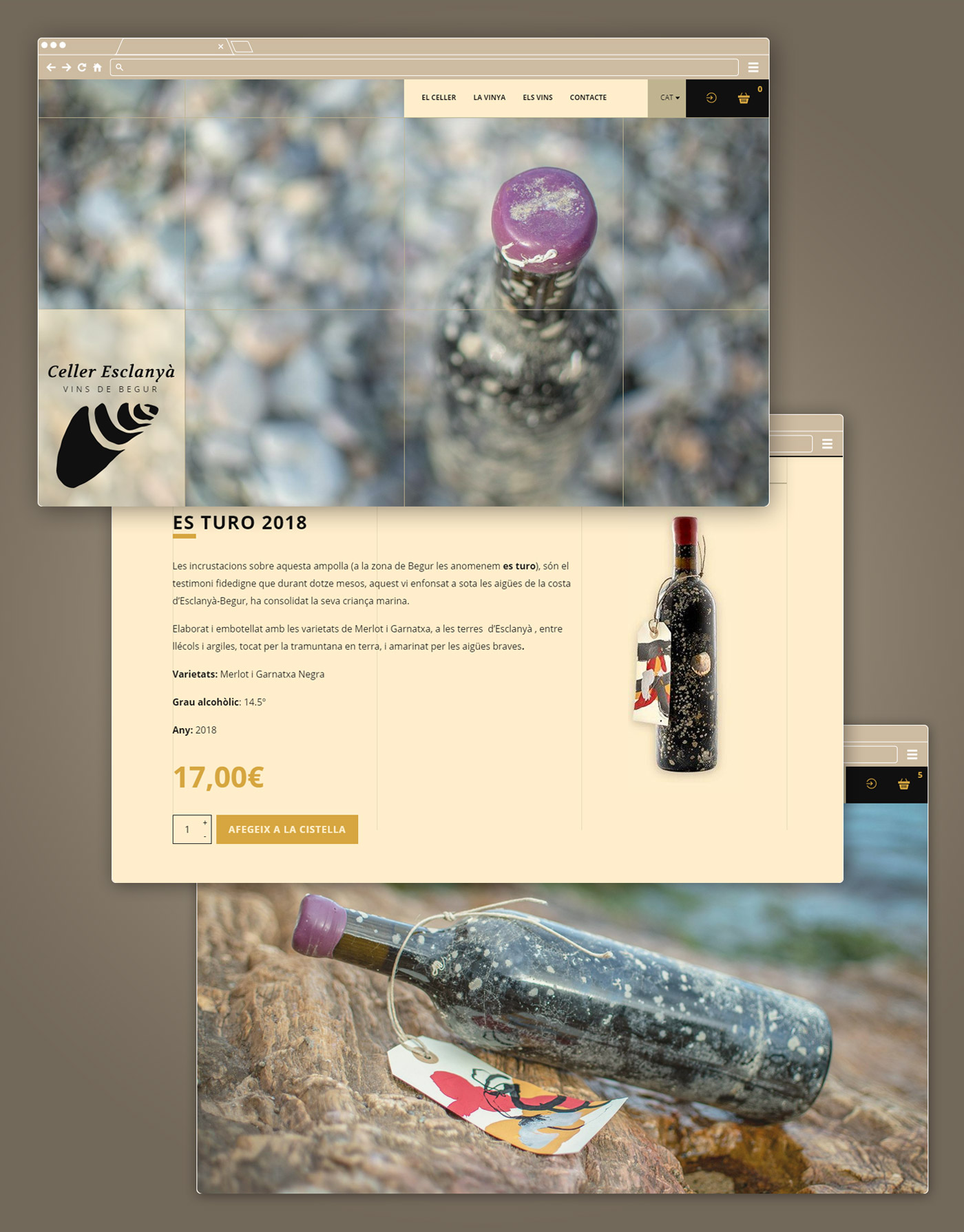 Celler Esclanyà, vins de Begur